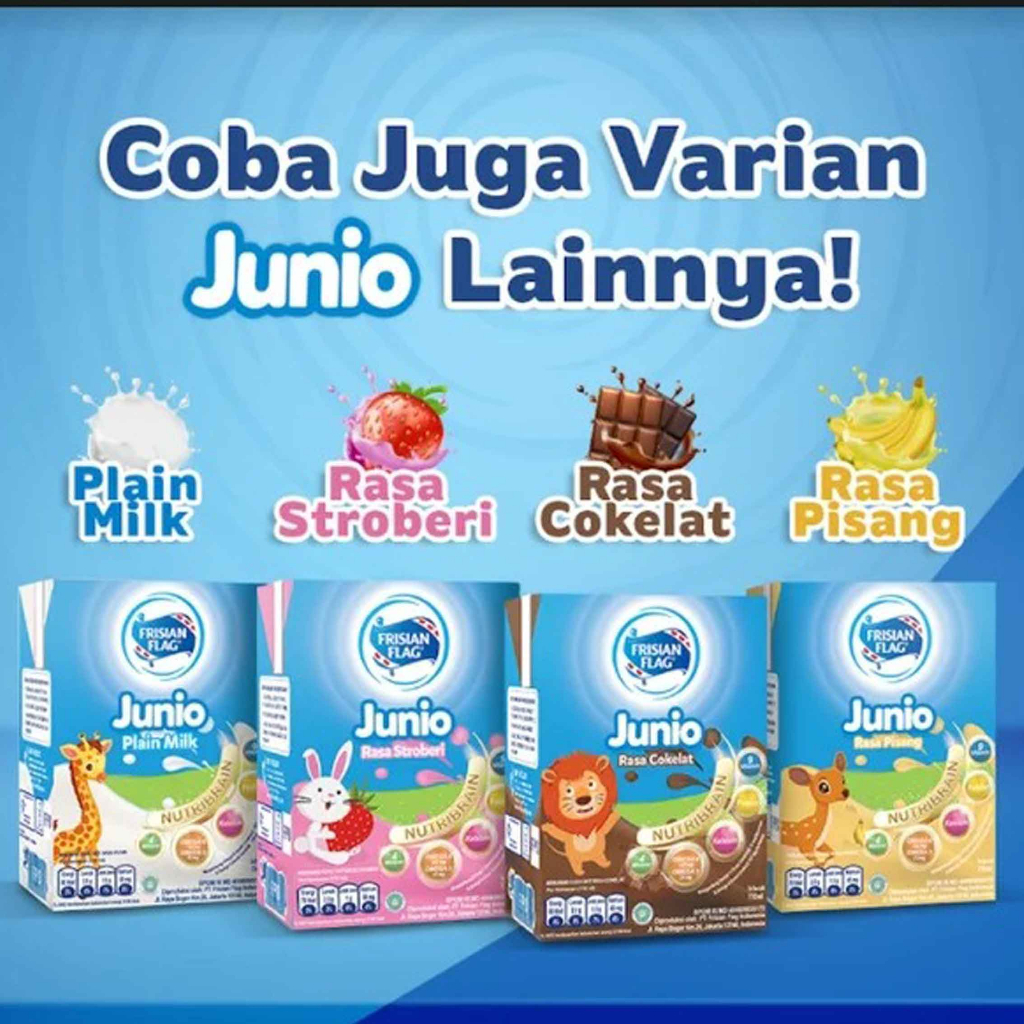 

Minuman Susu * Frisian Flag Junio * Susu UHT * 110ml