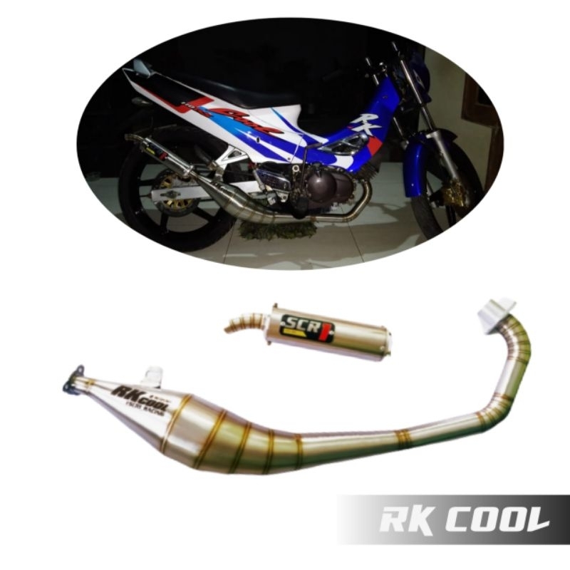 knalpot rk cool - knalpot suzuki rk cool original scr1 racing