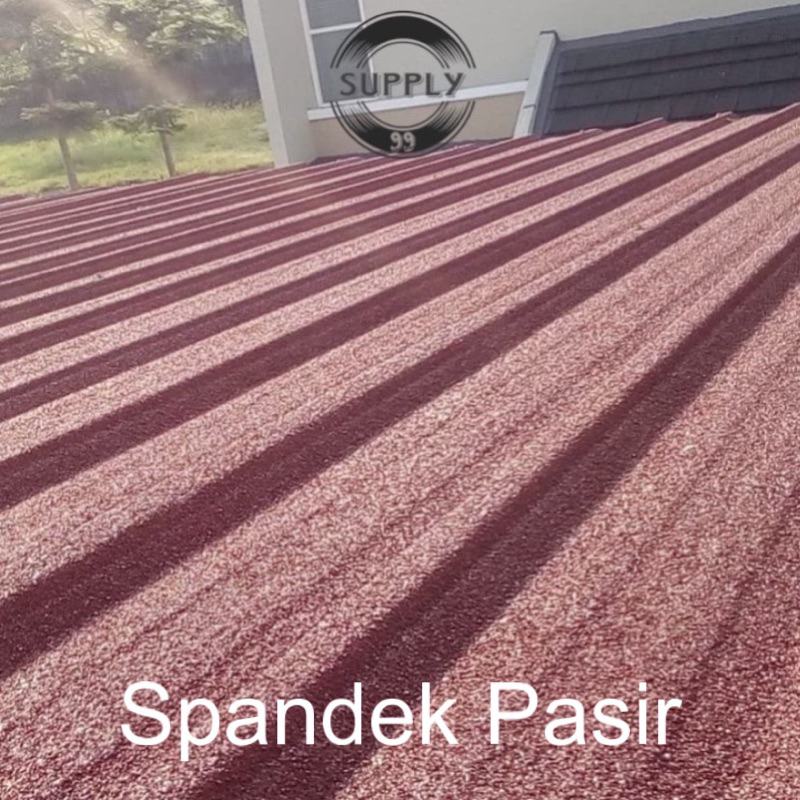 Atap Galvalum Spandek Pasir Merah 025 Termurah - khusus Semarang dan Sekitar