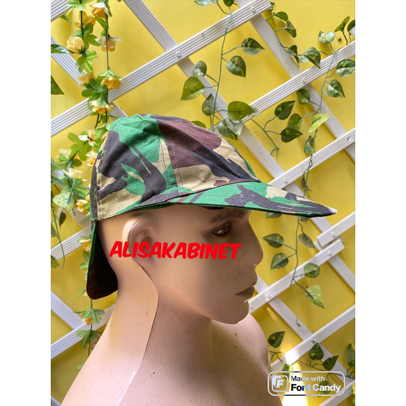 Topi Jepang Loreng TNI