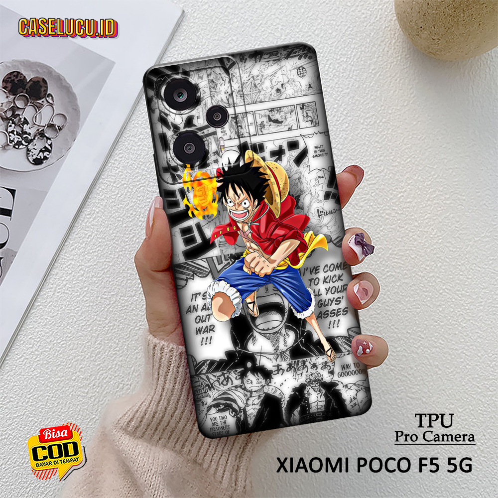 Softcase Hp Xiaomi Poco F5 5G Terbaru - Fashion Case Anime - Case Xiaomi Poco F5 5G  - Casing Hp Xia