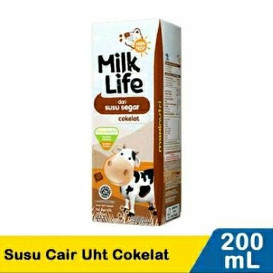 

MILK LIFE SUSU SEGAR COKLAT UHT 200ML