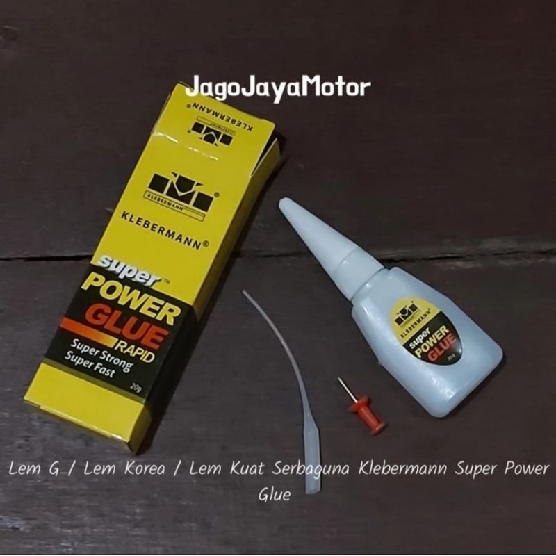 

Lem G / Lem Korea / Lem Kuat Serbaguna Klebermann Super Power Glue