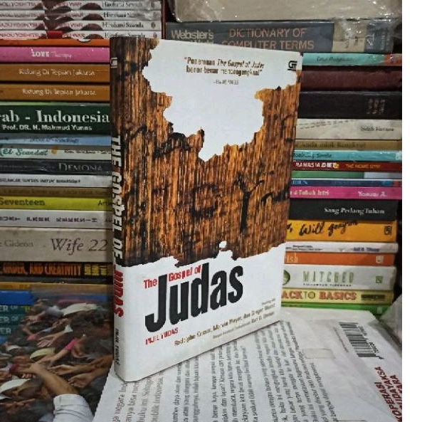 BUKU ORIGINAL HANYA THE GOSPEL OF JUDAS INJIL YUDAS ELAINE PAGELS HARD COVER BUKU BEKAS