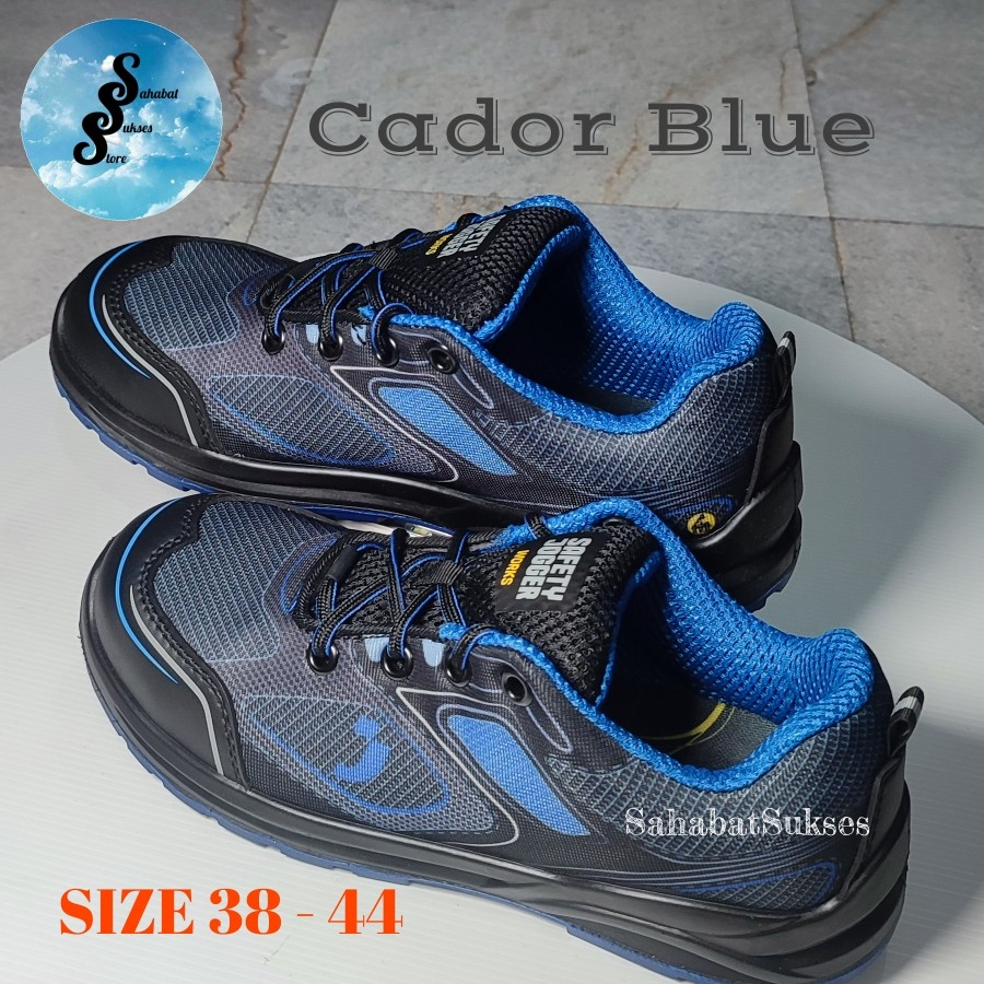 Sepatu Safety JOGGER CADOR BLUE S1P SRC ESD