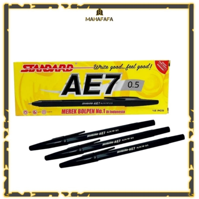 

PULPEN STANDARD AE7 / PEN PENA BALLPOINT STANDARD AE7 0.5mm