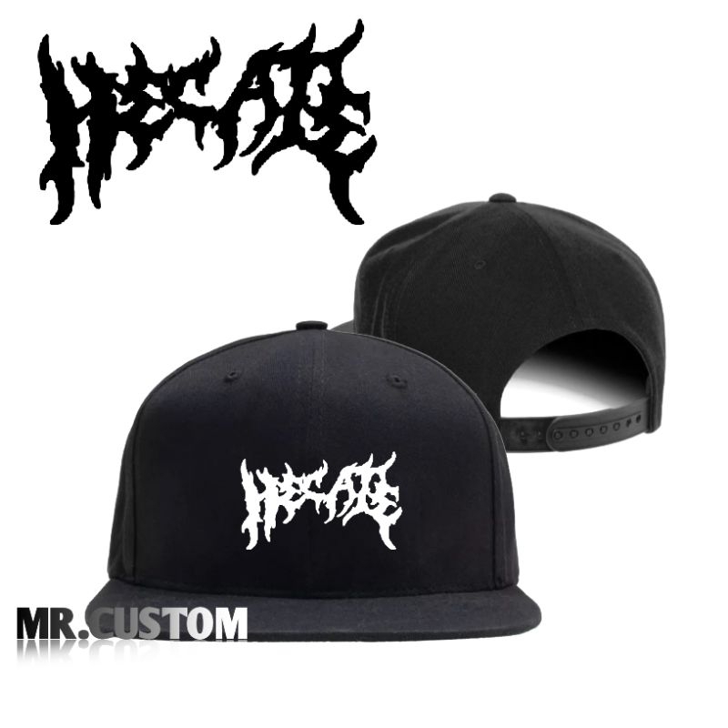 Topi Snapback Hecate / Topi Snapback Premium/ Topi Casual Distro Pria Wanita HECATE LOGO