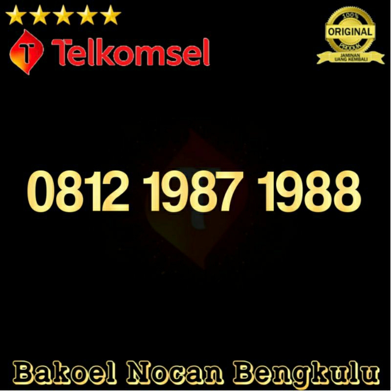 0812 1987 1988 nomor cantik simpati dari telkomsel