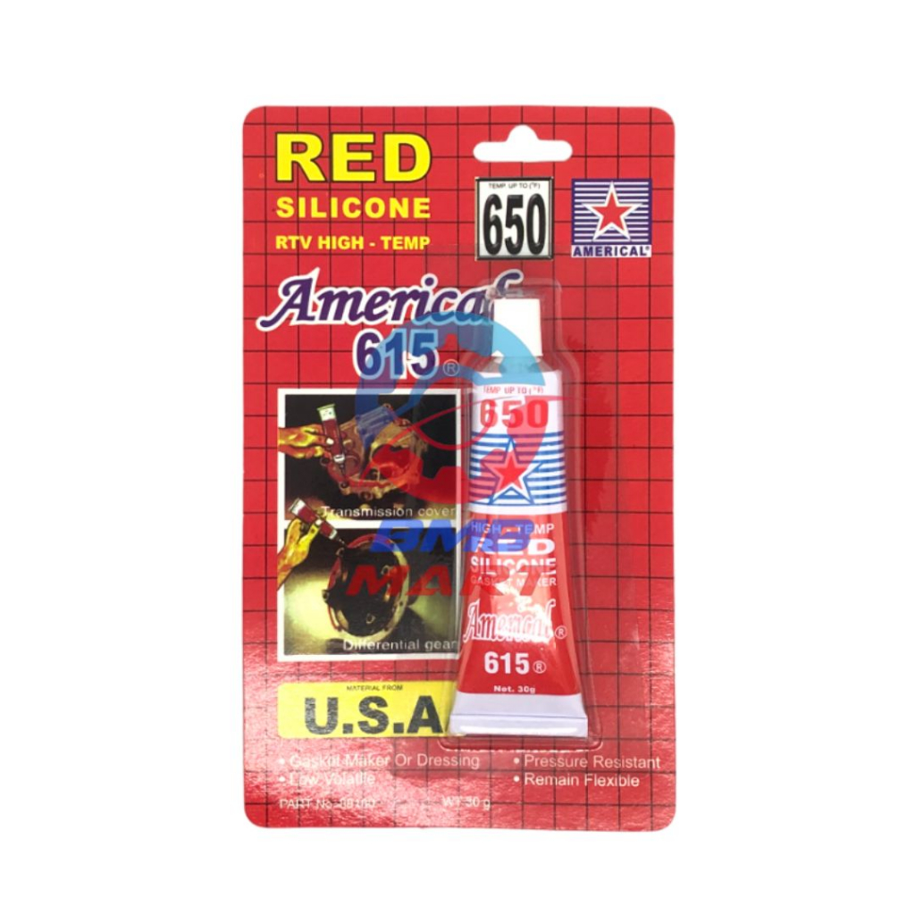 

LEM MERAH RED GASKET RTV SILICONE 30g