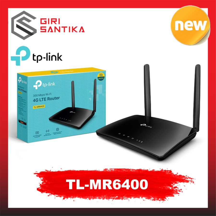 TP-LINK TL-MR6400 300Mbps Wireless N 4G LTE Router TP LINK TL MR6400