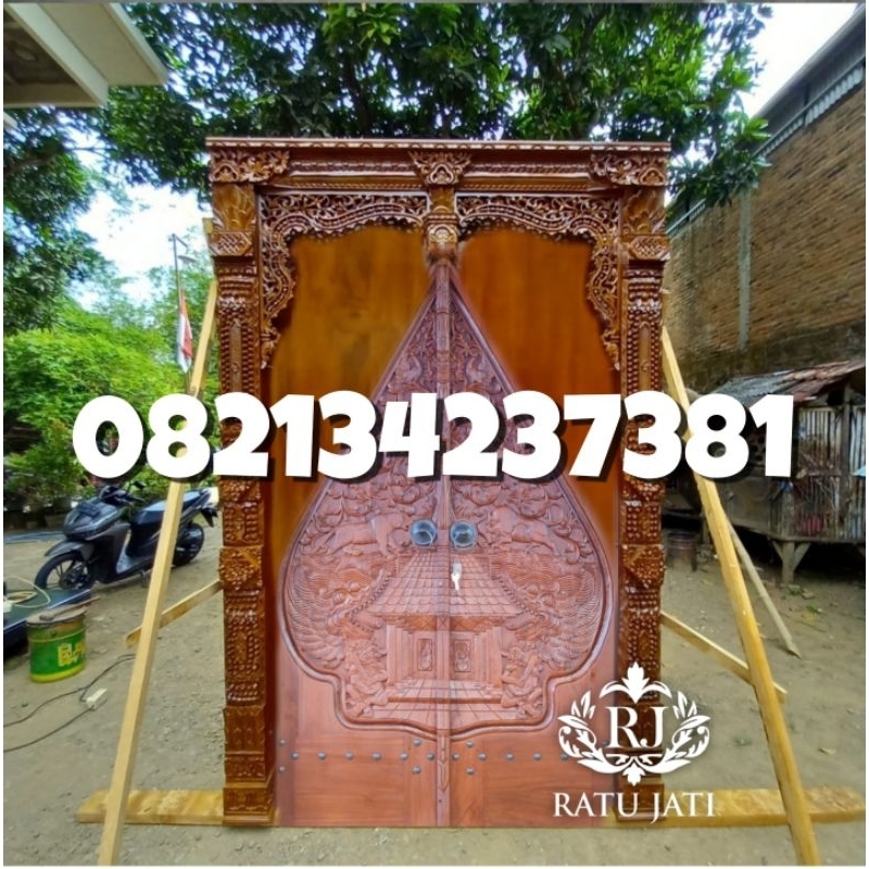 TERLARIS Pintu Gebyok | Gebyok Ukir | Gebyok Ukir Jepara | Gebyok Gunungan Wayang | Gebyok Mininalis