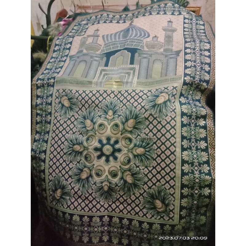 Sajadah benang emas Istanbul Turki original