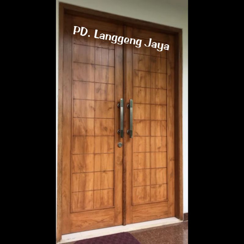 Kusen + Pintu Utama Jati minimalis