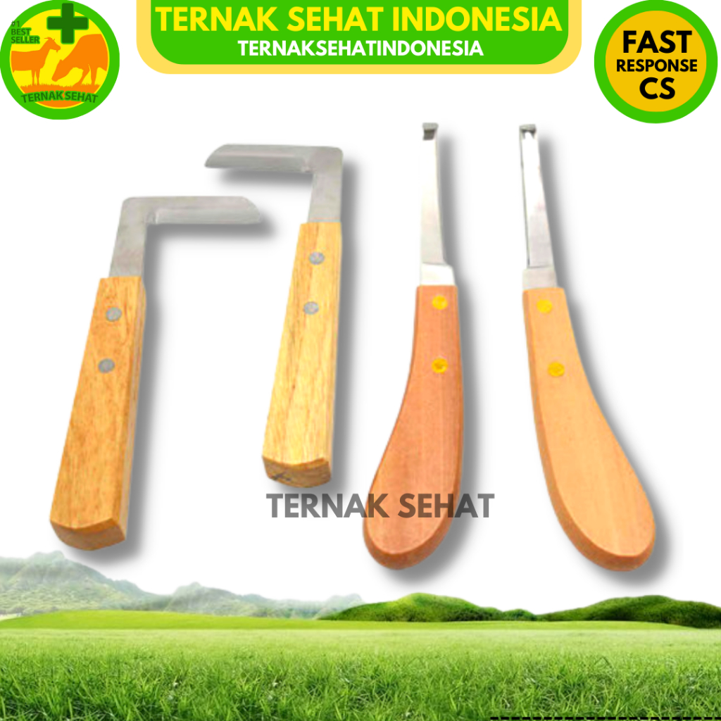 PISAU POTONG KUKU SAPI KOMPLIT - ALAT POTONG KUKU SAPI - Rennet Hoof Trimmer