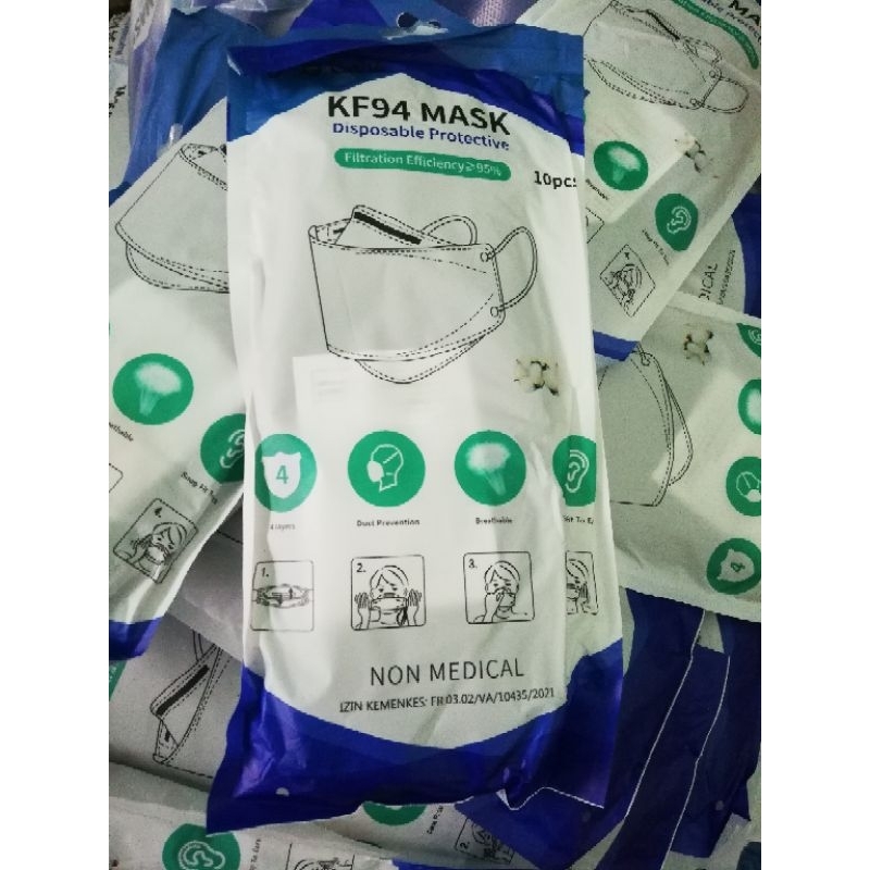 KF94Y&B CARE isi 10 Pcs Masker kf94