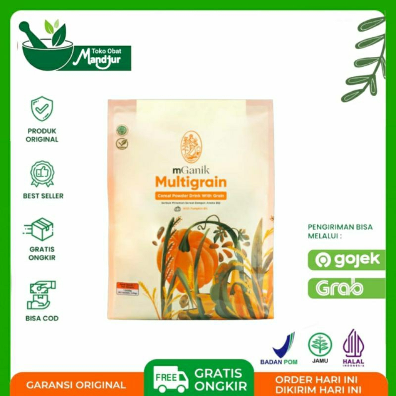 Paket 1 Bulan mGanik Multigrain Multigrand Multigren 1500gr Mganic Obat Diabetes