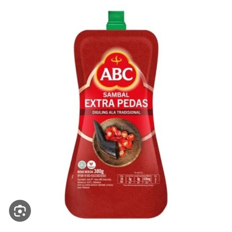 

ABC SAMBAL EXTRA PEDAS POUCH 380G