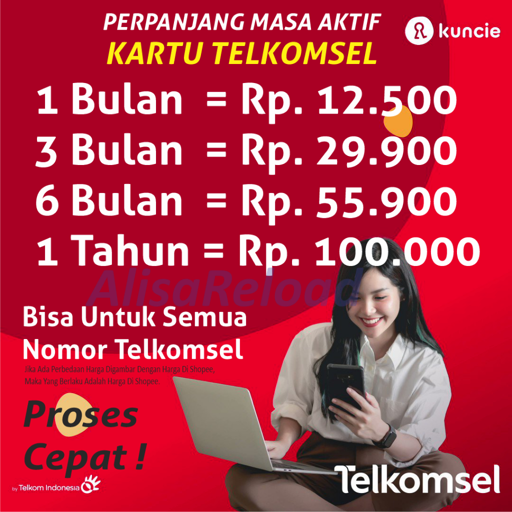Perpanjang Masa Aktif Kartu Telkomsel 1 Bulan