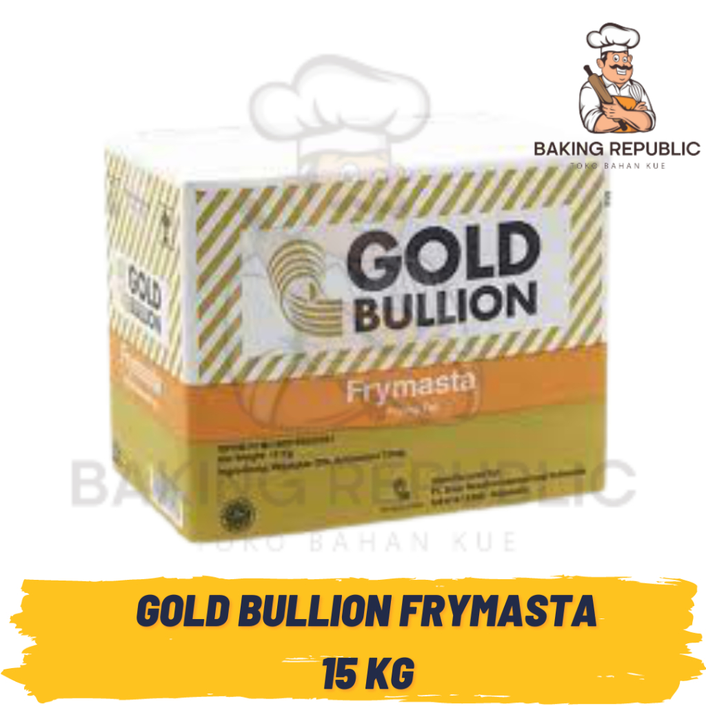 GOLD BULLION FRYMASTA | MINYAK GORENG PADAT GOLD BULLION | 15KG