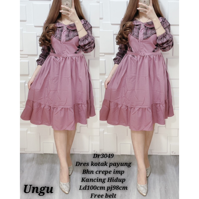 DRES COMBINASI PAYUNG DR3049