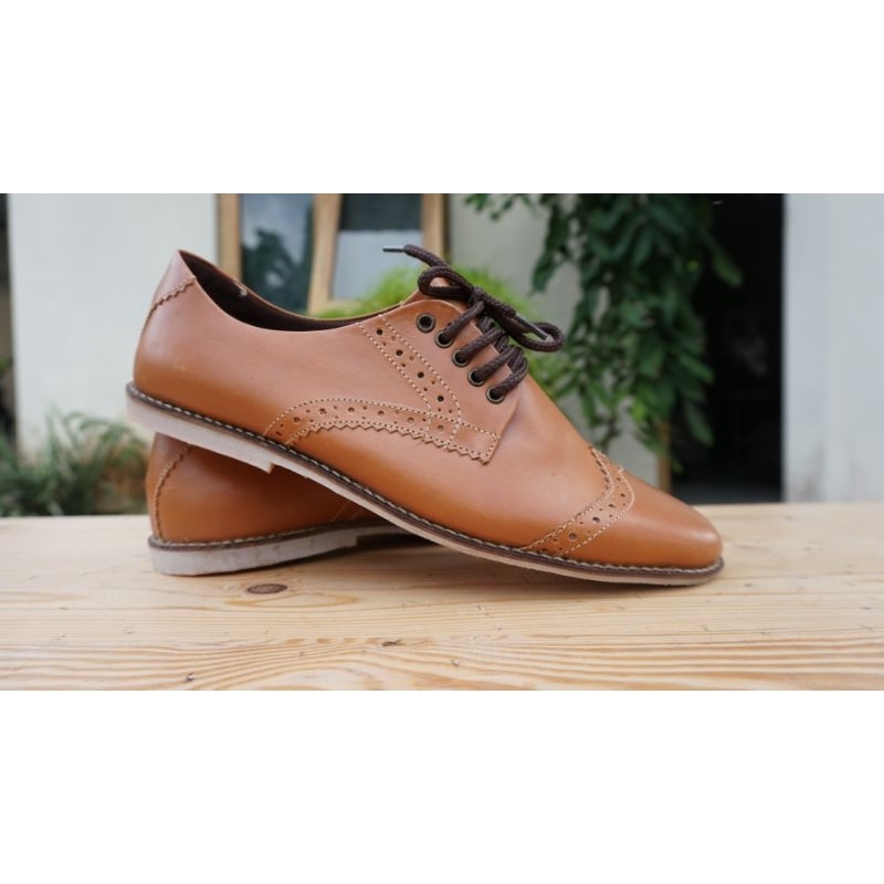 Tim's Walker Wingtip Shoes/ Sepatu Kulit/ Sepatu Wingtip