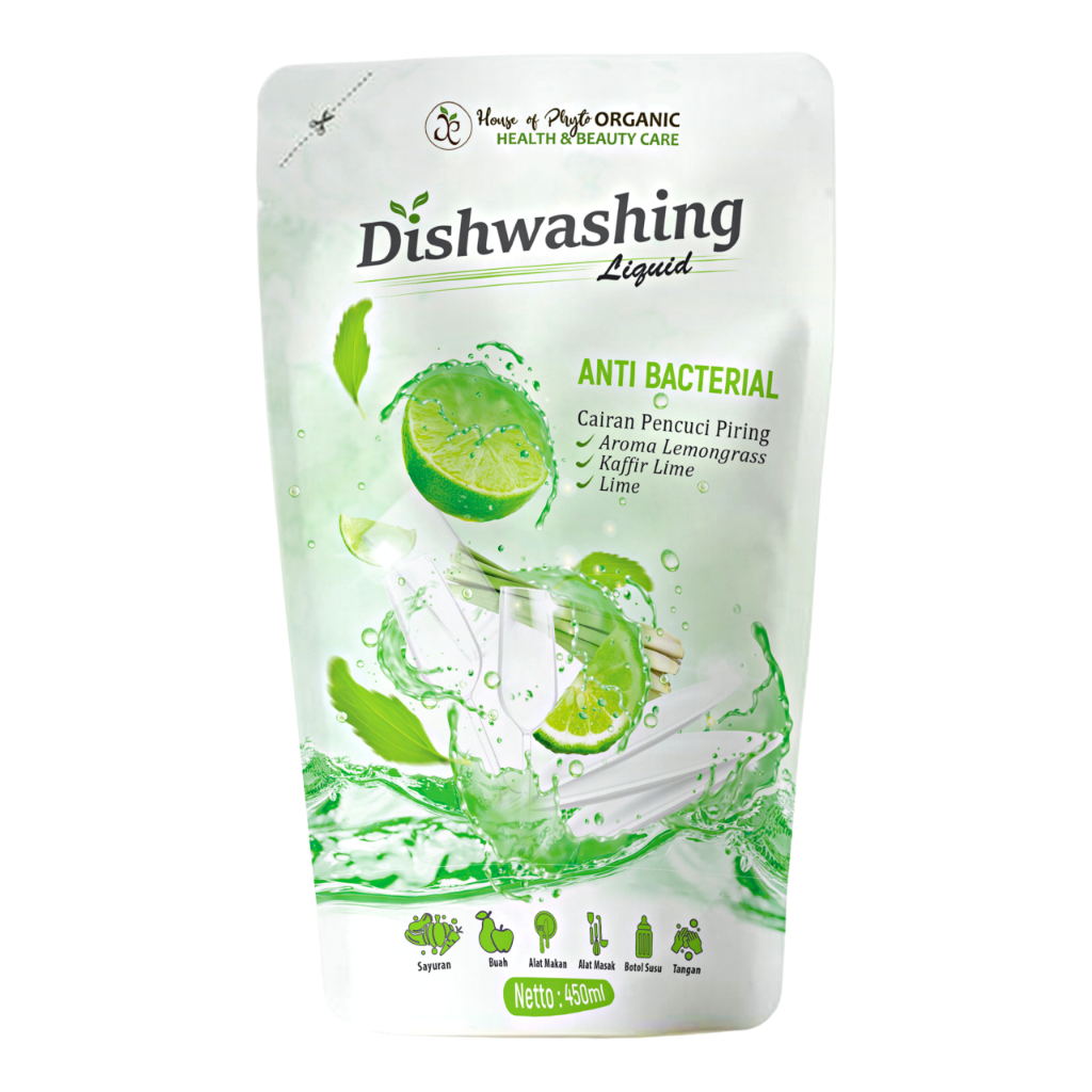Phyto Organic Paket Sabun Cuci Piring Dishwashing Liquid 500ml + 450ml