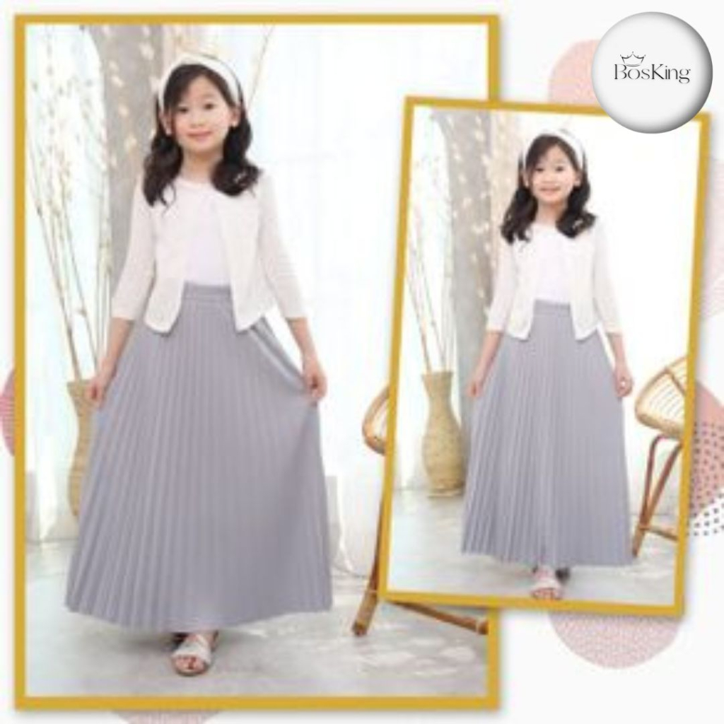 ROK PLISKET ANAK SMP / ROK PLISKET ANAK TANGGUNG 11-13 TAHUN / ROK PLISKET PREMIUM ANAK TANGGUNG / R