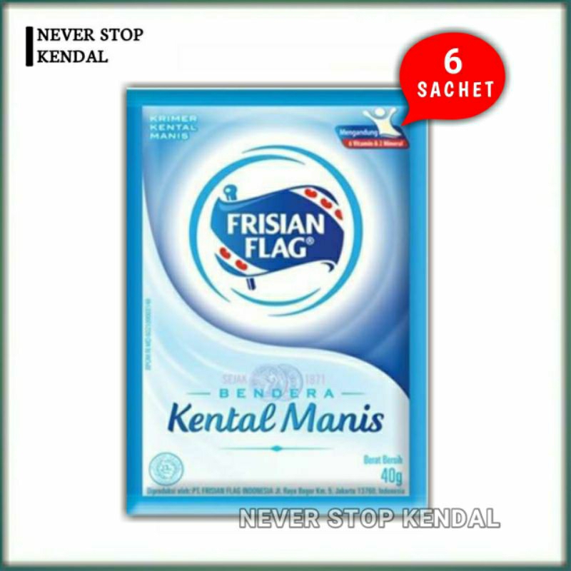 

Susu Kental Manis Frisian Flag Putih 6 Sachet