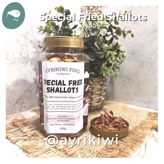 

Bawang Goreng Special Ayrikiwi - 100% Bawang Merah Tanpa Campuran Ubi, Bawang Oven, DSB