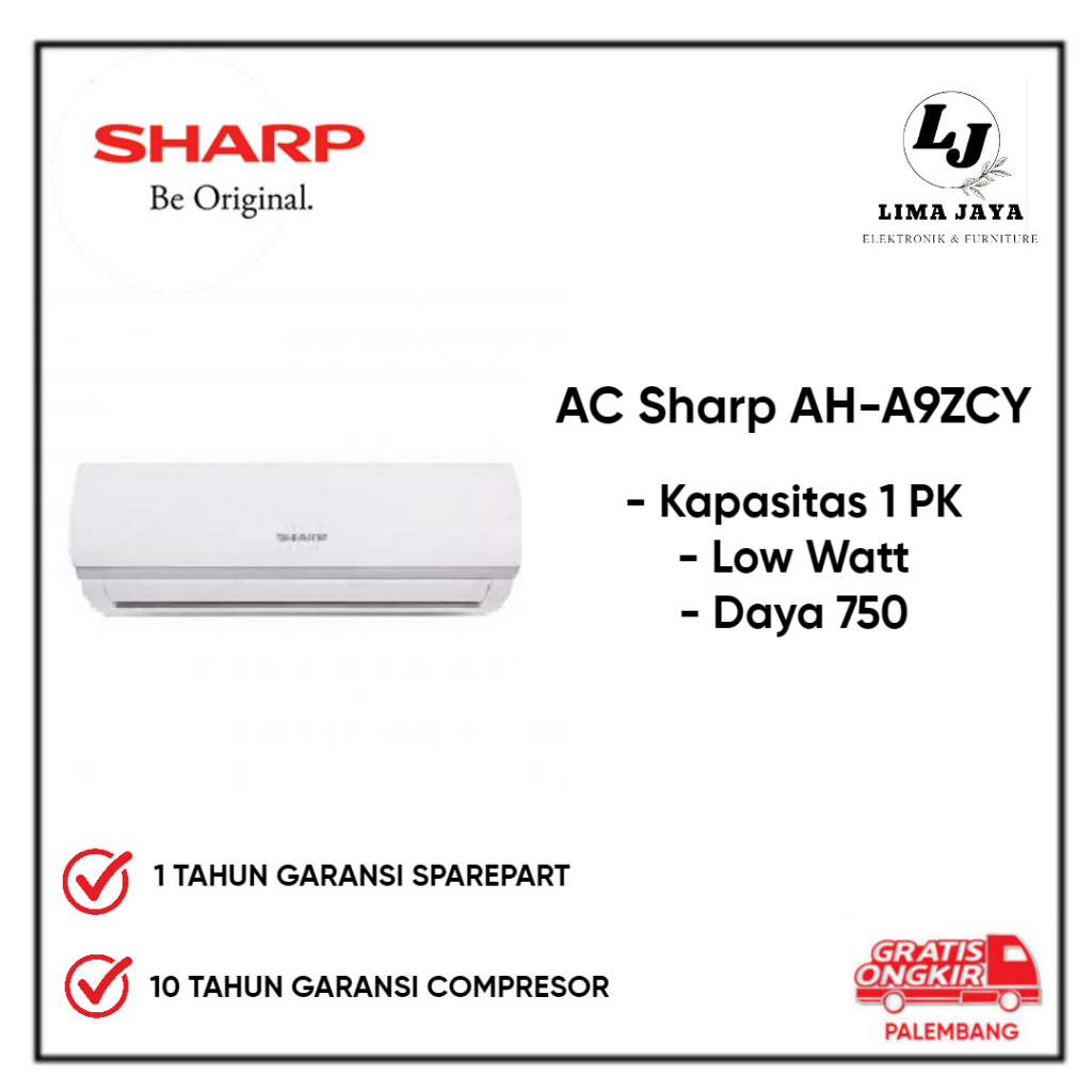 AC Sharp AHA05ZCY / AHA09ZCY 1/2-1 PK AC Sharp Thailand