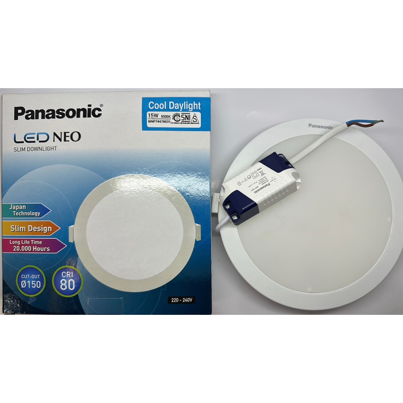 Downlight Panel Led Panasonic 15 Watt Neo