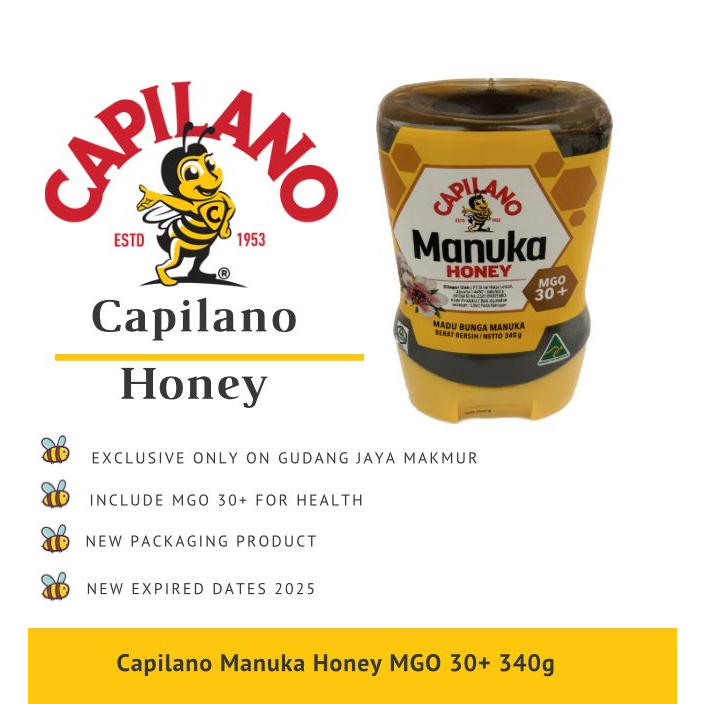 

Madu Capilano Honey Manuka Mgo 30+ Australia Original 340gr
