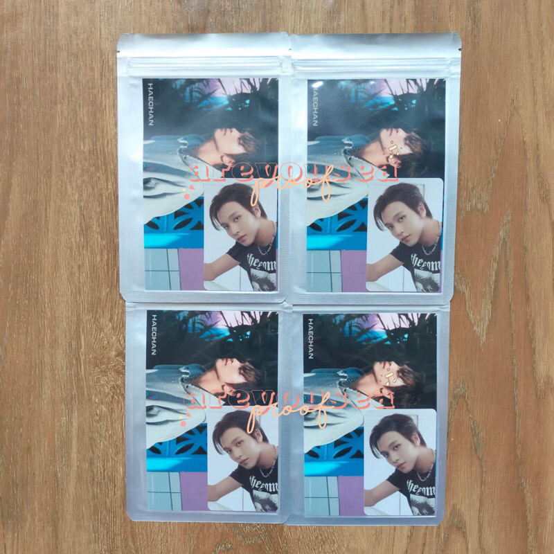 WTS PHOTOCARD PC 4X6 PHOTOSET HAECHAN AY-YO NCT 127 POSTCARD DREAM HOTTRACK SEALED
