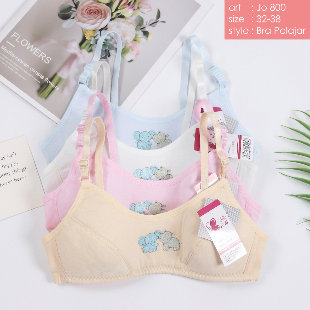 BH Remaja | Bra Pelajar wanita Murah BH Busa Tipis Tanpa Kawat / COMBI
