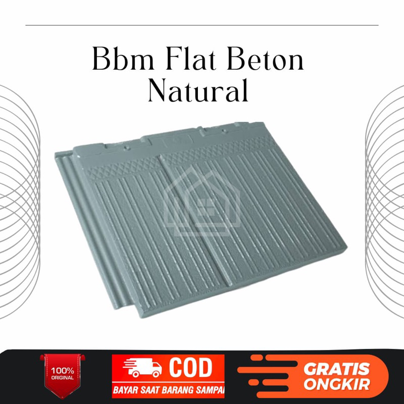 genteng flat beton