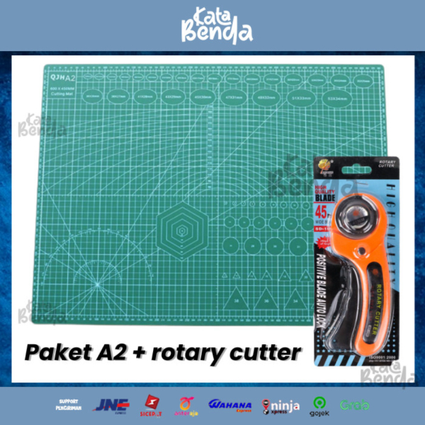 

CUTTING ROTARY PAKET 45mm Jual CUTTER MAT sisi A2 Diskon 2