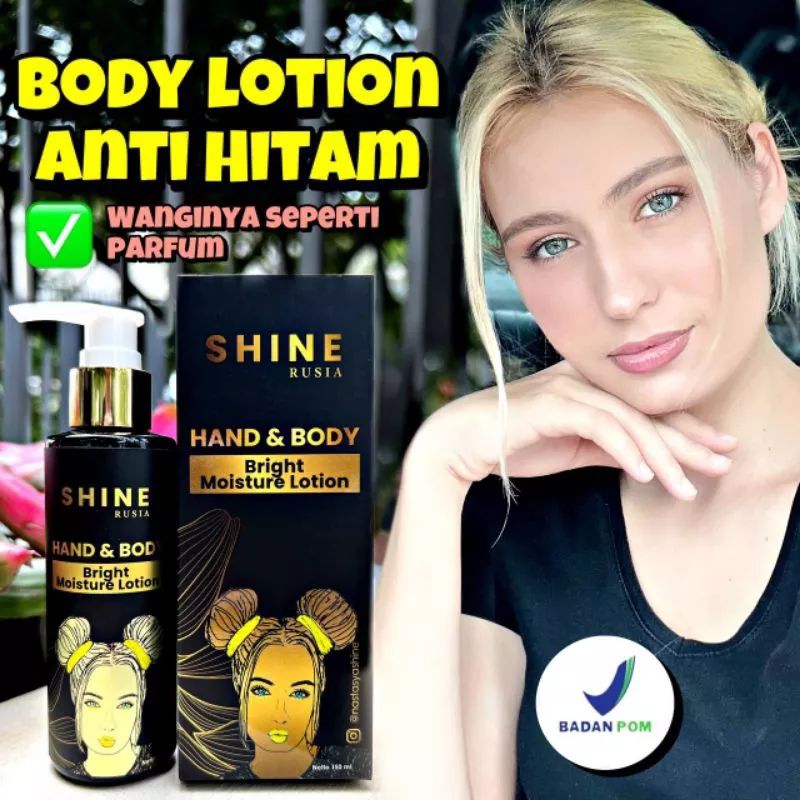 Hand & Body Shine Rusia Bright Moisture Lotion
