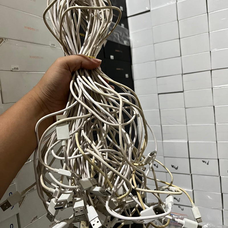 Kabel Tipe C oppo bekas butek A9 A5 2020, A52 A53 4F A92 A93 A94 A54 Fast charging