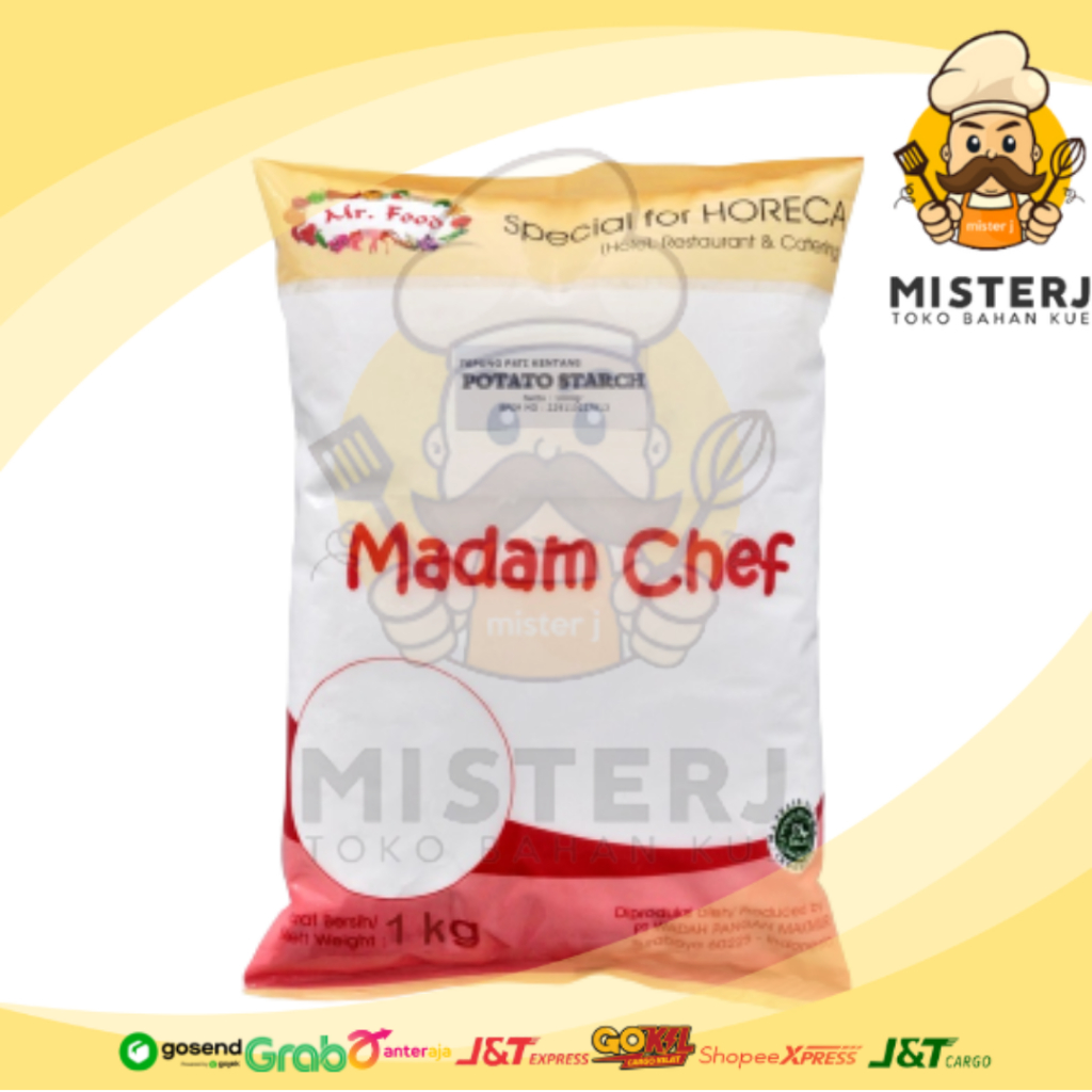 

MF | Potato Starch | 1 Kg | Tepung Pati Kentang | Madam Chef | 1000 Gram