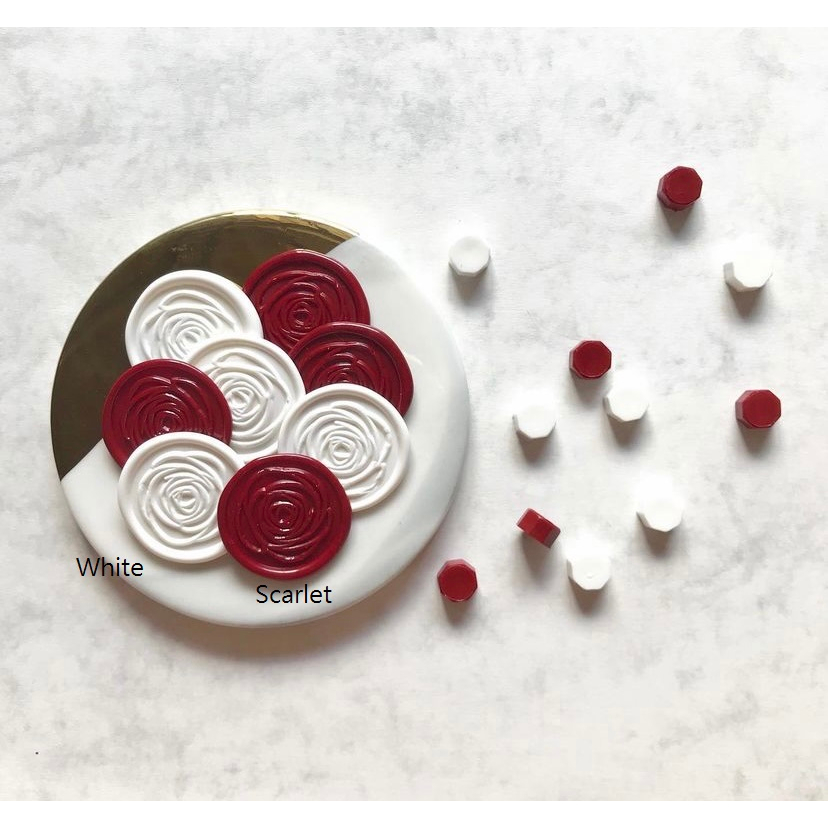 

Rose Petals 1 Piece LefavelaaCOIN Seal Wax Stamp Sticker Instant / Seal Wax Coin / Wax Seal / Stempel Lilin / Self Adhesive / Segel lilin Amplop Undangan Vintage