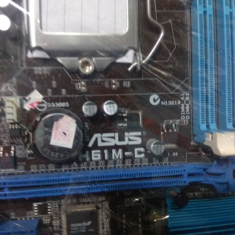 mainboard asus h61m-c motherboard socket 1155 support intel i3 i5 i7 gen 2-3