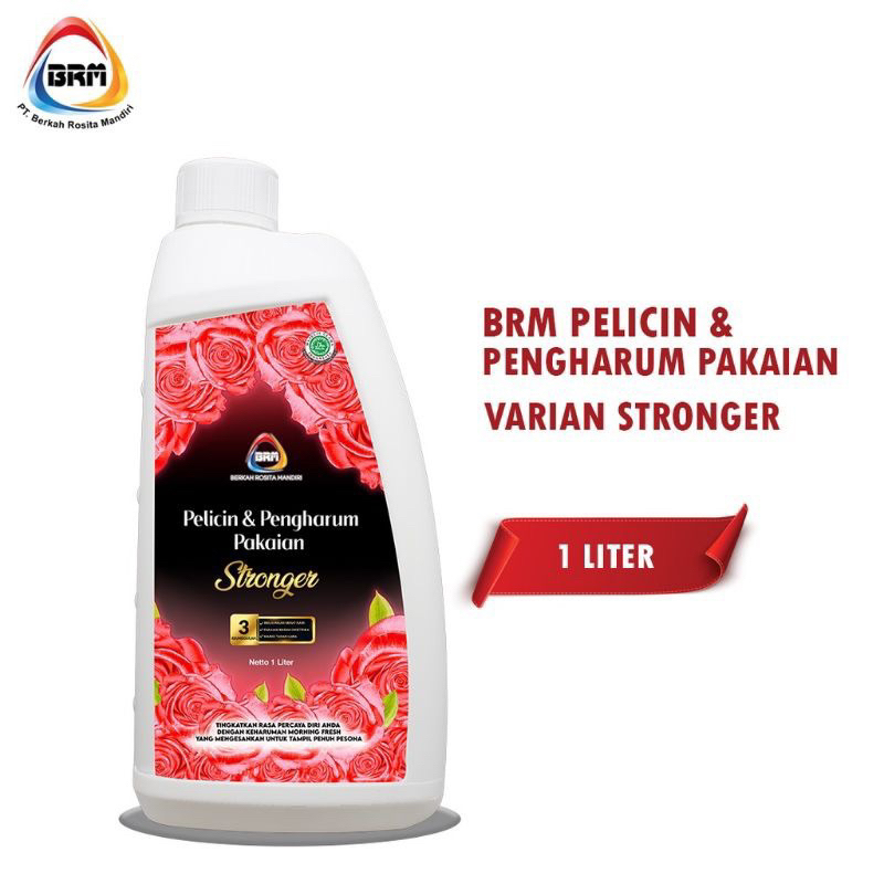 BRM Pelicin dan Pengharum Setrika Pakaian Pewangi Laundry 1L