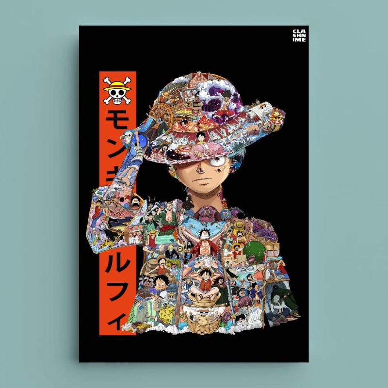 Poster Anime Monkey D Luffy Story - Nimea
