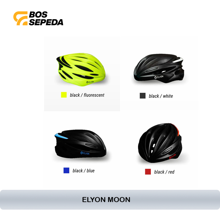 Elyon Moon Type 02 Helm Sepeda Lipat, Helm Sepeda Roadbike