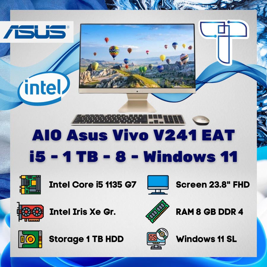 Asus Vivo V241 BA581W AIO All in One - i5 - 1 TB - 8 GB - Windows 11