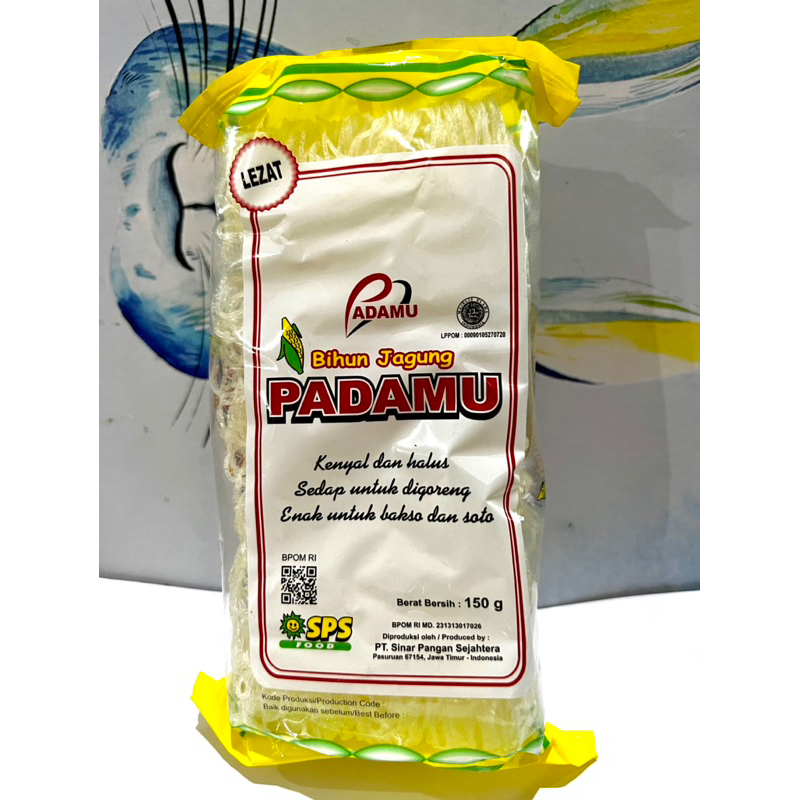 

BIHUN JAGUNG PADAMU KUNING 150 GR ( 1 PAK ISI 2 )