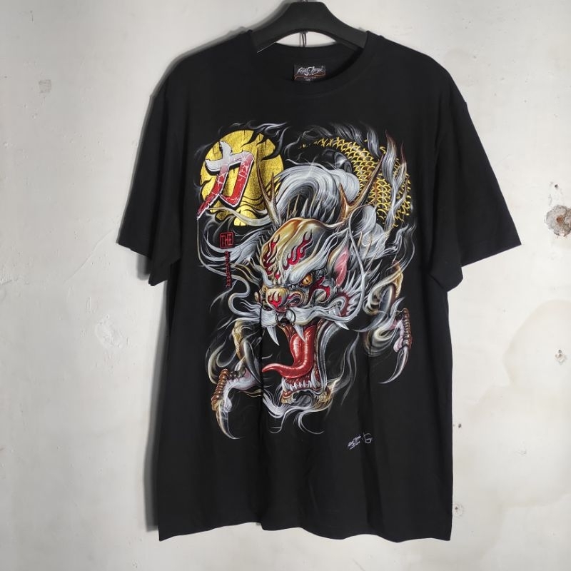 Kaos Rock Chang Original " 3D Naga" (Built Up) (Kondisi Baru)