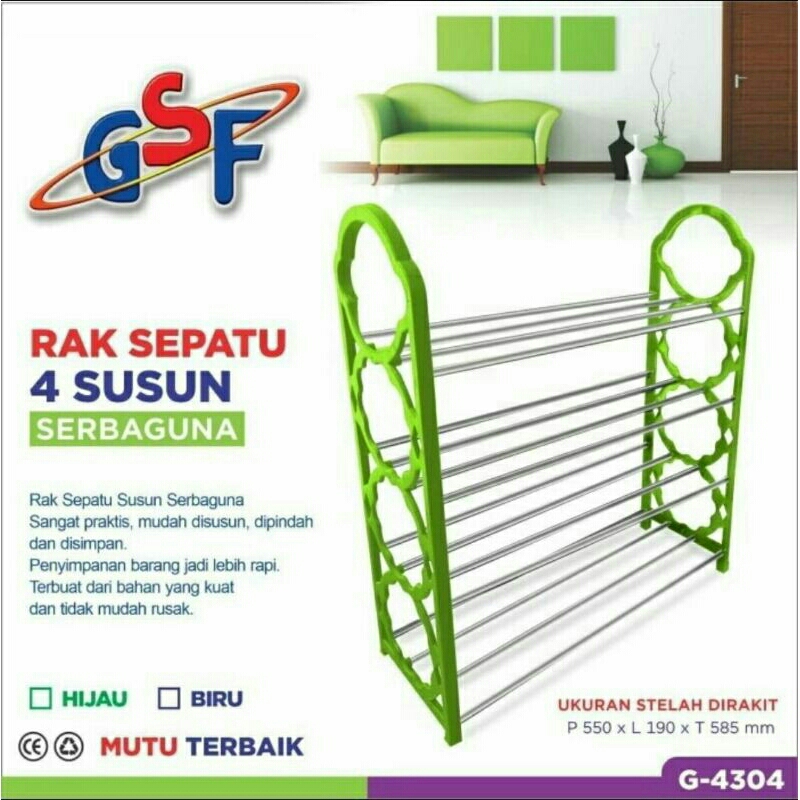 Rak sepatu GSF