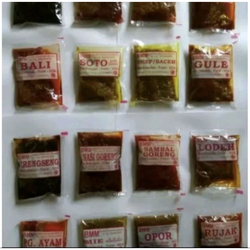 

BMM Bumbu Masak Machmudah. Bumbu instan 50gr