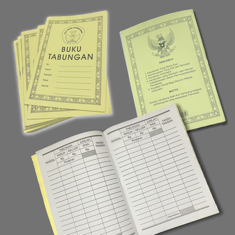 

Buku Tabungan Murah Satuan 10 Lembar